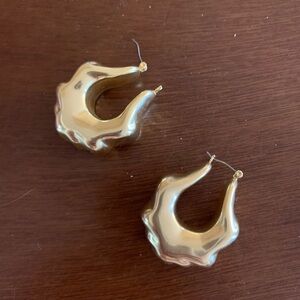 Jcrew Chunky Hoop Earrings